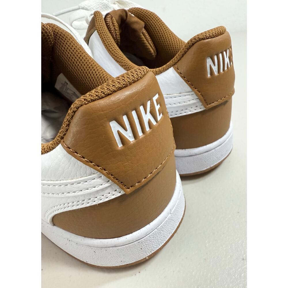 Nike Court Vision Low Next Nature Women’s Shoes Size 10 Light British Tan White - Picture 10 of 14
